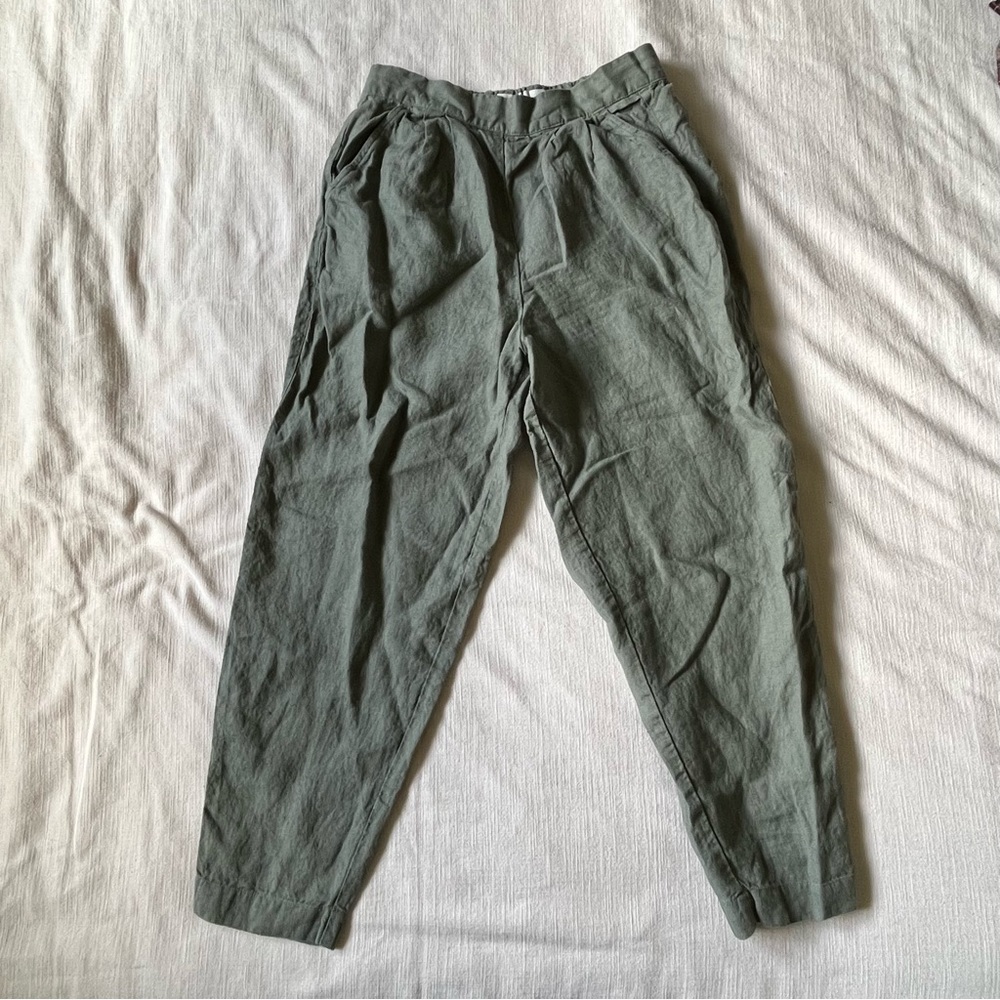 not perfect linen / tailored women’s pants / size small